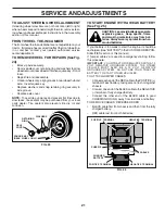 Предварительный просмотр 21 страницы Poulan Pro PR17542STA Owner'S Manual