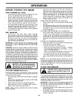 Preview for 13 page of Poulan Pro PR17H42STB Owner'S Manual