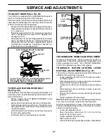 Preview for 21 page of Poulan Pro PR17H42STB Owner'S Manual