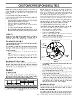 Preview for 17 page of Poulan Pro PR17H42STD Owner'S Manual