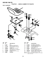 Preview for 36 page of Poulan Pro PR17H42STD Owner'S Manual