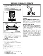 Preview for 23 page of Poulan Pro PR17H42STE Owner'S Manual