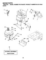 Предварительный просмотр 38 страницы Poulan Pro PR17H42STF Owner'S Manual