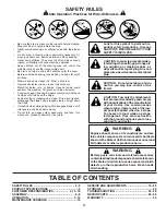 Предварительный просмотр 3 страницы Poulan Pro PR1842STA Owner'S Manual