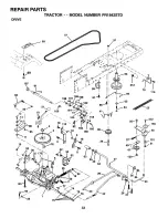 Preview for 32 page of Poulan Pro PR1842STD Owner'S Manual