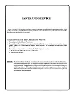 Preview for 48 page of Poulan Pro PR1842STD Owner'S Manual