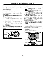 Preview for 21 page of Poulan Pro PR18542STC Owner'S Manual