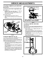 Предварительный просмотр 21 страницы Poulan Pro PR185H42STC Owner'S Manual