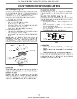 Предварительный просмотр 19 страницы Poulan Pro PR20PH42STC Owner'S Manual