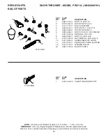 Предварительный просмотр 39 страницы Poulan Pro PR271A Owner'S Manual