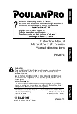 Poulan Pro PR28PS Instruction Manual предпросмотр