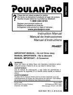 Poulan Pro PR48BT Instruction Manual preview