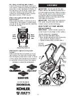 Preview for 5 page of Poulan Pro PR625Y22RHP Operator'S Manual