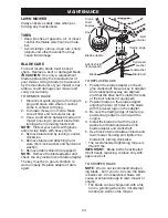 Preview for 23 page of Poulan Pro PR625Y22RHP Operator'S Manual