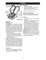 Preview for 34 page of Poulan Pro PR625Y22RHP Operator'S Manual