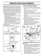 Предварительный просмотр 21 страницы Poulan Pro PRGT22H50C Owner'S Manual