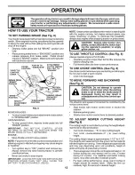 Preview for 12 page of Poulan Pro PRGT22H50D Owner'S Manual