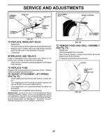 Предварительный просмотр 25 страницы Poulan Pro PRGT22H50D Owner'S Manual