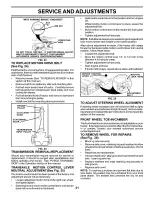 Preview for 21 page of Poulan Pro PRK17H42STA Owner'S Manual