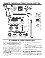 Предварительный просмотр 4 страницы Poulan Pro PRO PP1150E30 Owner'S Manual