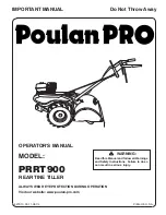 Poulan Pro Pro PRRT900 User Manual preview