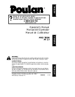 Poulan Pro Pro Trim 530087984 Operator'S Manual предпросмотр