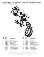 Предварительный просмотр 16 страницы Poulan Pro SNOW THROWER XT824ES Illustrated Parts List