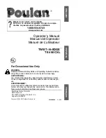 Preview for 1 page of Poulan Pro TWIST-N-EDGE 530088896 Operator'S Manual