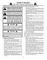 Preview for 2 page of Poulan Pro XT 431147 Operator'S Manual