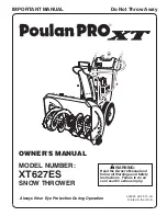 Poulan Pro XT 437920 Owner'S Manual предпросмотр