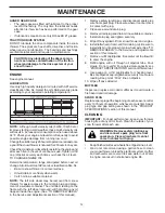 Предварительный просмотр 14 страницы Poulan Pro XT 437920 Owner'S Manual