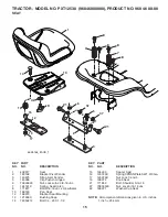 Предварительный просмотр 15 страницы Poulan Pro XT 96046000800 Parts Manual