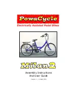 PowaCycle Milan2 Assembly Instructions And User Manual предпросмотр