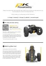 Preview for 2 page of Powakaddy CT6GPS Owner'S Manual