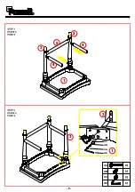 Предварительный просмотр 6 страницы Powell 16D8216CSBLU Assembly Instructions Manual