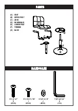 Preview for 2 page of Powell 171-915 Assembly Instructions