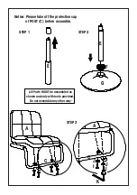 Preview for 3 page of Powell 171-915 Assembly Instructions