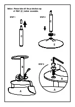 Предварительный просмотр 3 страницы Powell 208-915 Assembly Instructions