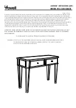 Powell 233-225AT2 Assembly Instructions предпросмотр