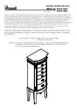 Powell 358-315AT2 Assembly Instructions предпросмотр