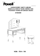 Предварительный просмотр 1 страницы Powell 429-290 Manual