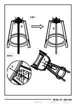 Предварительный просмотр 3 страницы Powell 429-432B Assembly Instructions