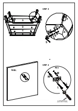 Preview for 4 page of Powell 502-228T2 Assembly Instructions