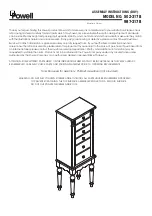 Предварительный просмотр 1 страницы Powell 502-317B Assembly Instructions