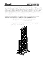 Предварительный просмотр 1 страницы Powell 502-551BT2 Assembly Instructions