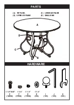 Предварительный просмотр 2 страницы Powell 697-413T2 Assembly Instructions