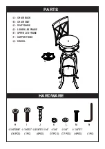 Предварительный просмотр 2 страницы Powell 697-726T2 Assembly Instructions