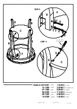 Предварительный просмотр 4 страницы Powell 879-351 Assembly Instructions