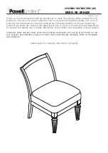 Предварительный просмотр 1 страницы Powell 896-620 Assembly Instructions