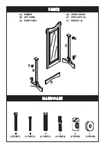 Предварительный просмотр 2 страницы Powell 993-230 Assembly Instructions